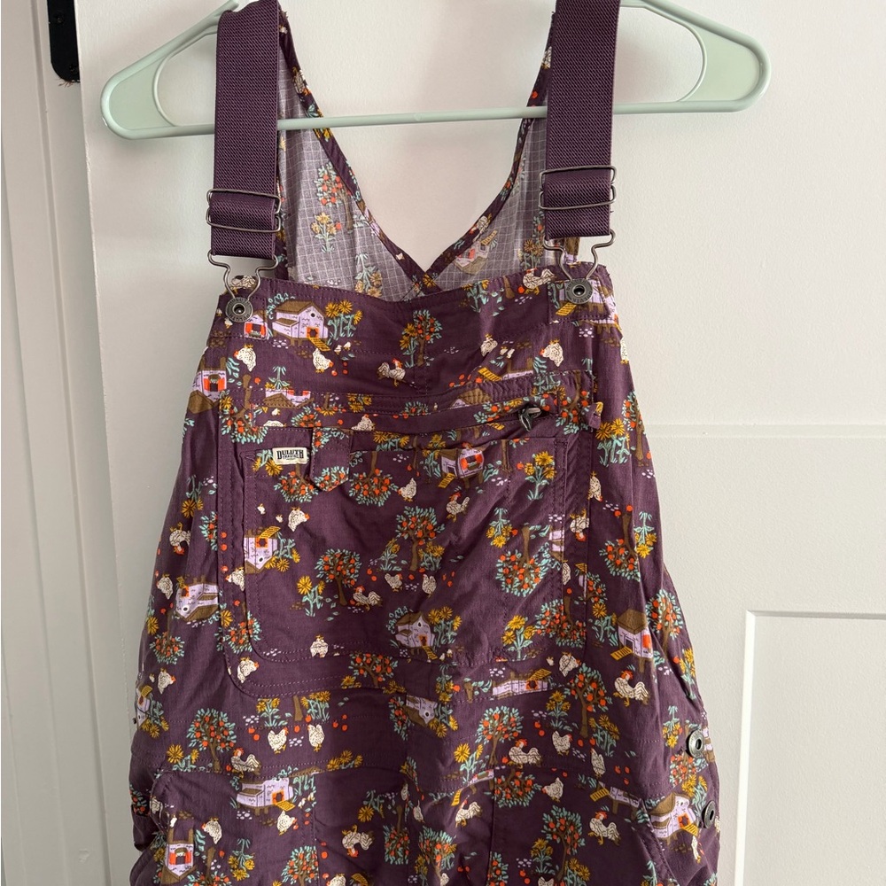 Duluth Trading Co Purple Patterned Overall  XL - Picture 8 of 10